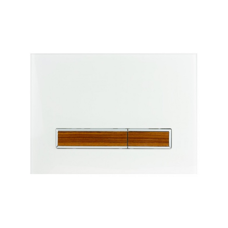 Кнопка смыва Lavinia Boho Relfix 38050702 белый / светлое дерево