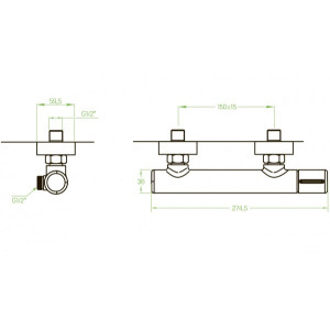 Чертёж смесителя Laveo Pretto BAO 740D