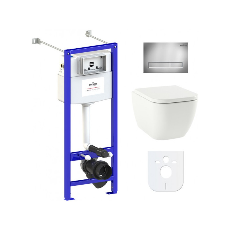 Инсталляция c унитазом Laviniа Boho Relfix One Compacto 77050146