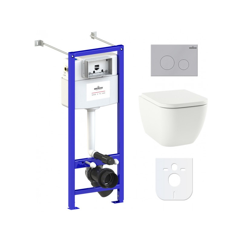 Инсталляция c унитазом Laviniа Boho Relfix One Compacto 77050151