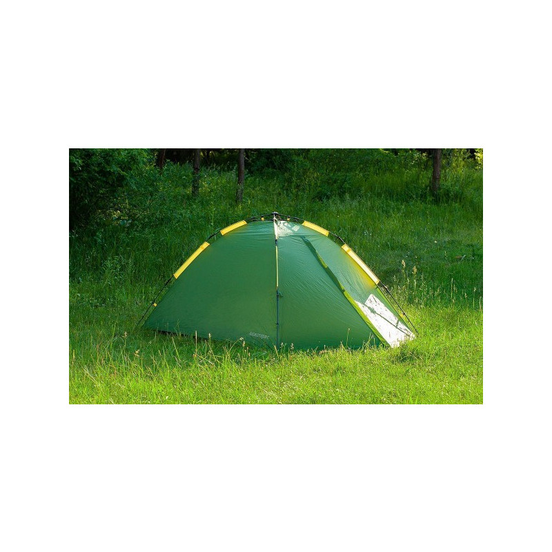Палатка Acamper Auto 2 зеленая вид сзади