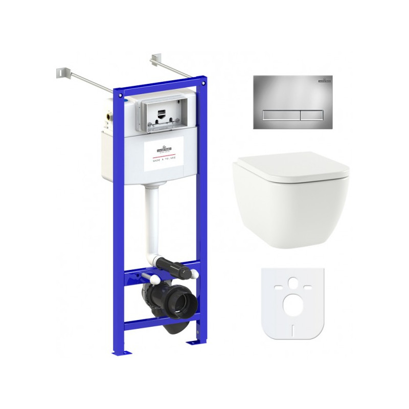 Инсталляция c унитазом Laviniа Boho Relfix One Rimless 77050158