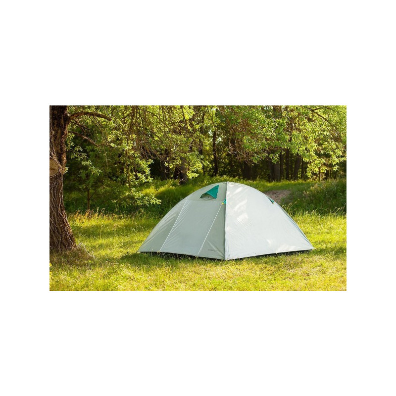 Палатка Acamper Monodome XL 5 зеленая в закрытом виде