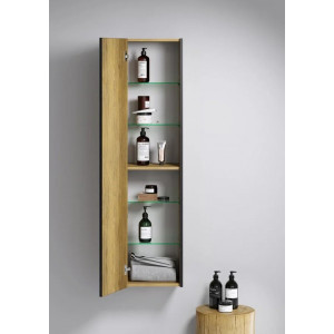 Шкаф-пенал Aqwella Fargo 35 FRG0535DB в интерьере