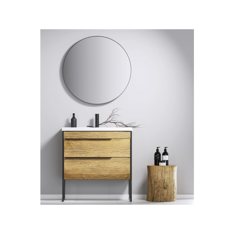 Тумба с умывальником Aqwella Fargo 70 FRG0107DB d