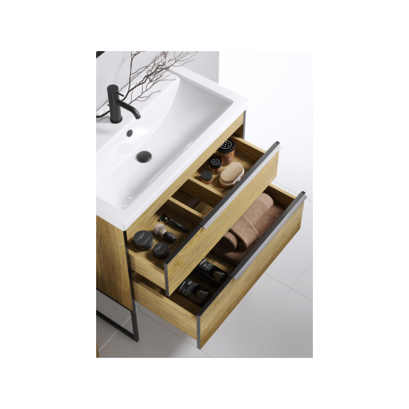 Тумба с умывальником Aqwella Fargo 100 FRG0110DB