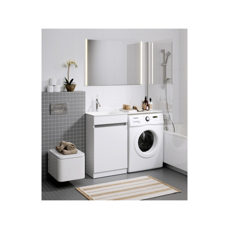 Тумба под стиральную машину Aqwella Forma 115 FOR0105KL в интерьере