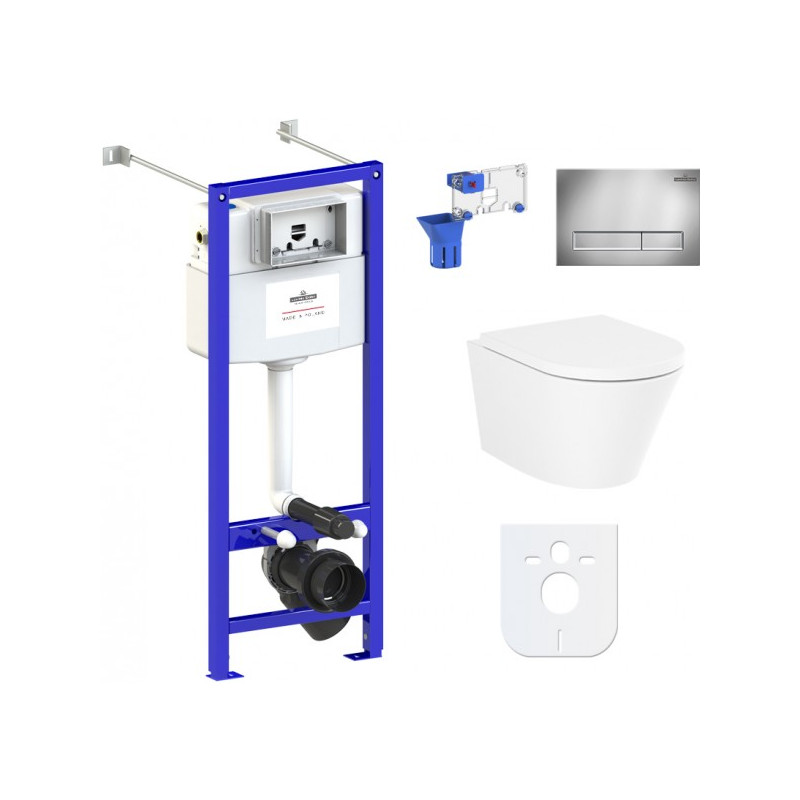 Инсталляция c унитазом Laviniа Boho Relfix Biore Rimless 87050182