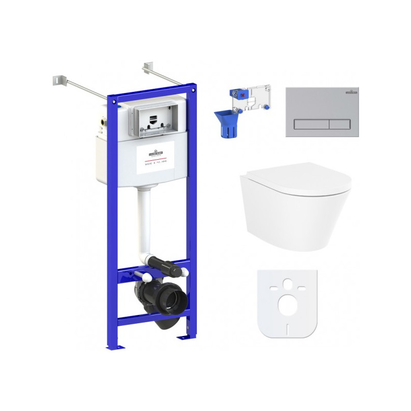 Инсталляция c унитазом Laviniа Boho Relfix Biore Rimless 87050183