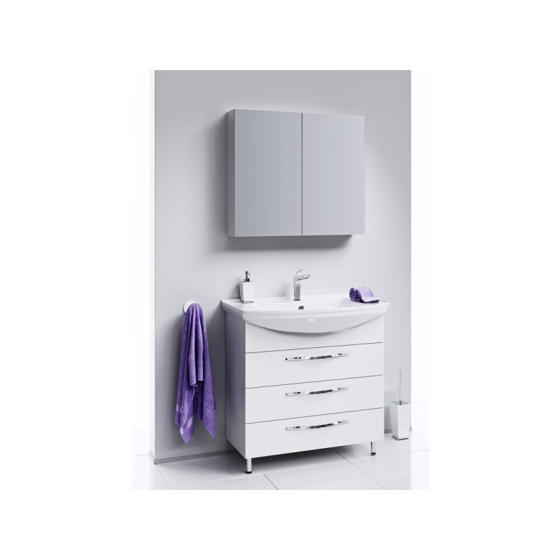 Тумба с умывальником Aqwella Аллегро 70 Agr.01.07/3 в интерьере