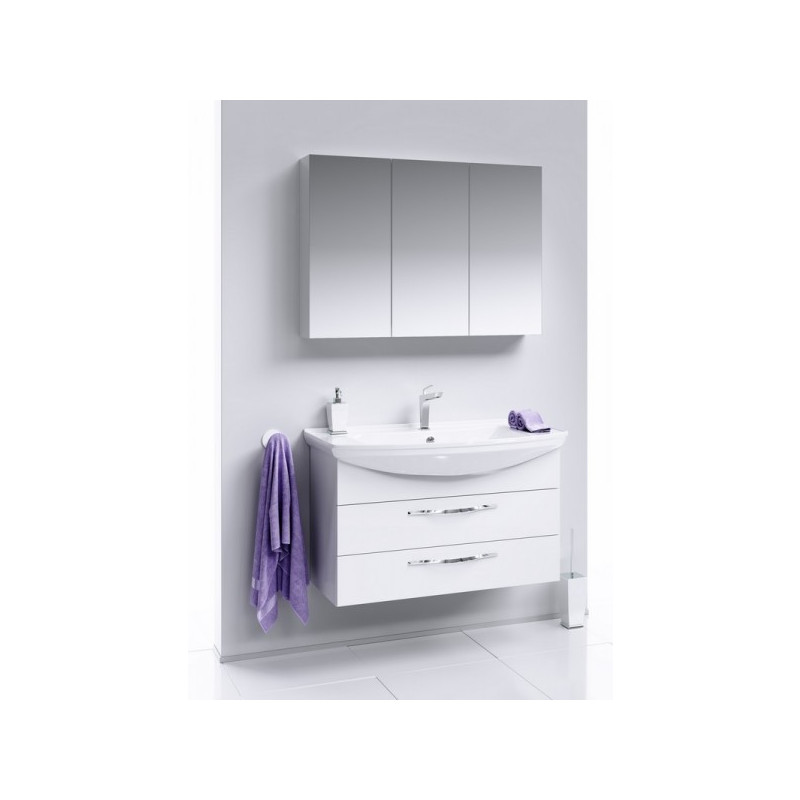 Тумба с умывальником Aqwella Аллегро100 Agr.01.10/2 в интерьере