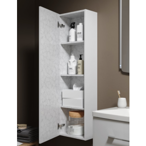 Шкаф-пенал Aqwella Анкона 25 An.05.25/W вид внутри