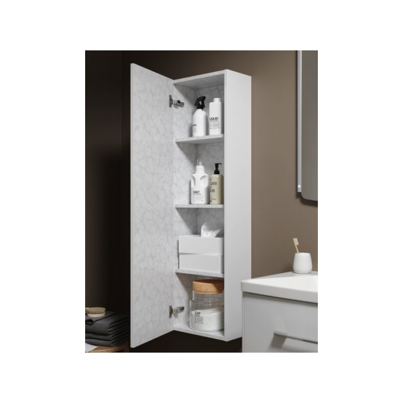 Шкаф-пенал Aqwella Анкона 35 An.05.35/W вид внутри