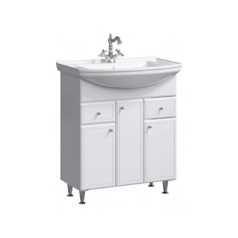 Тумба с умывальником Aqwella Барселона 75 BA0107K