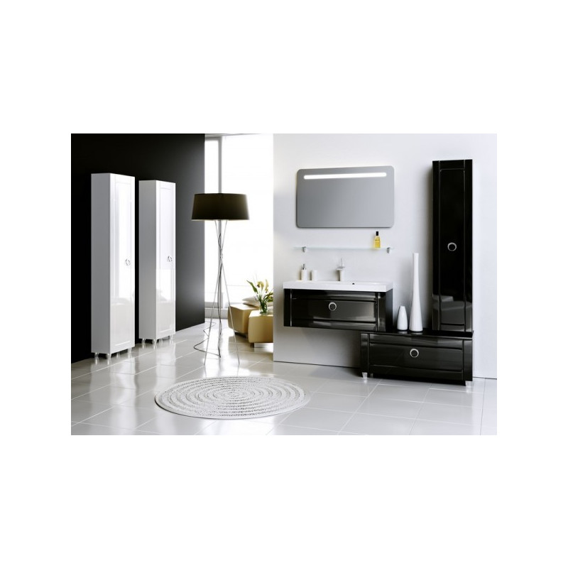 Тумба Aqwella Инфинити 100 Inf.03.10/BLK в интерьере