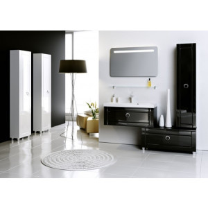 Тумба Aqwella Инфинити 100 Inf.03.10/BLK в интерьере