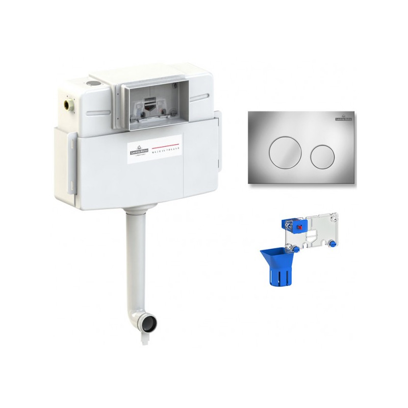 Бачок скрытого монтажа Lavinia Boho RelFix с кнопкой 77030059