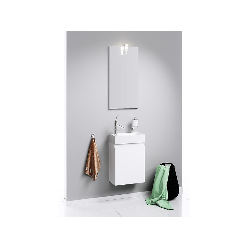 Тумба с умывальником Aqwella Леон-МР 40 Ln-MP.01.04/W в интерьере