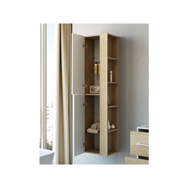 Шкаф-пенал Aqwella Майами 30 Mai.05.03 вид внутри