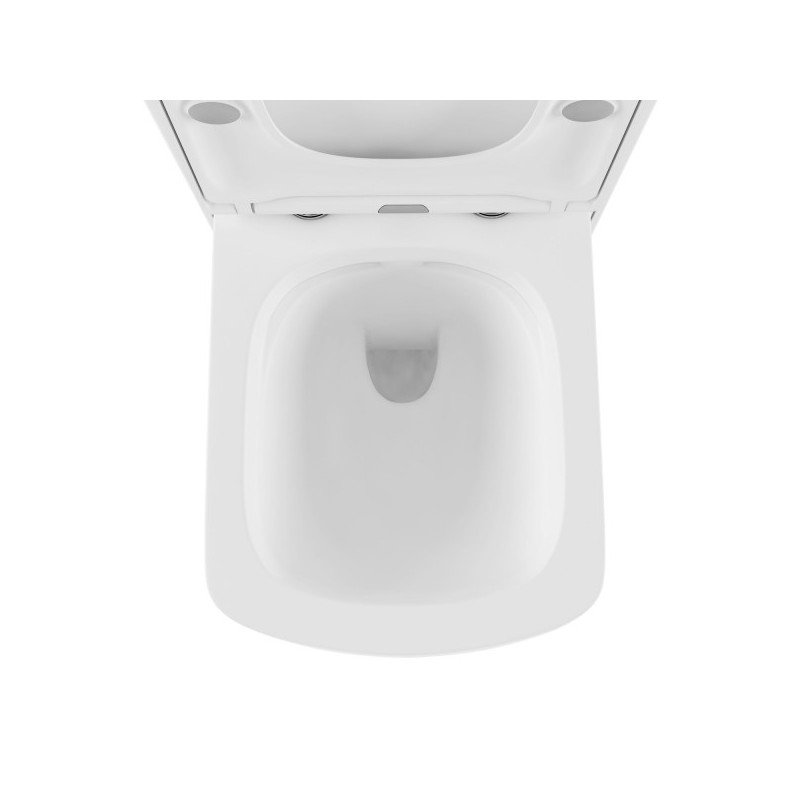 Бачок скрытого монтажа с унитазом Lavinia Boho RelFix Aveo Rimless 77060261 унитаз вид сверху