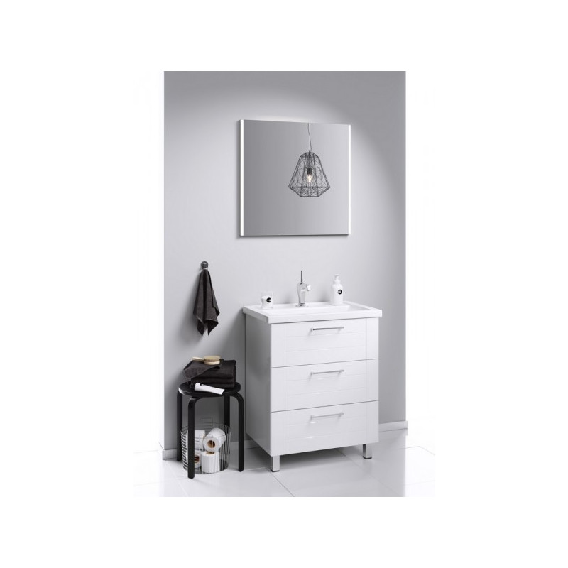 Тумба с умывальником Aqwella Манчестер 70 MAN01073 в интерьере