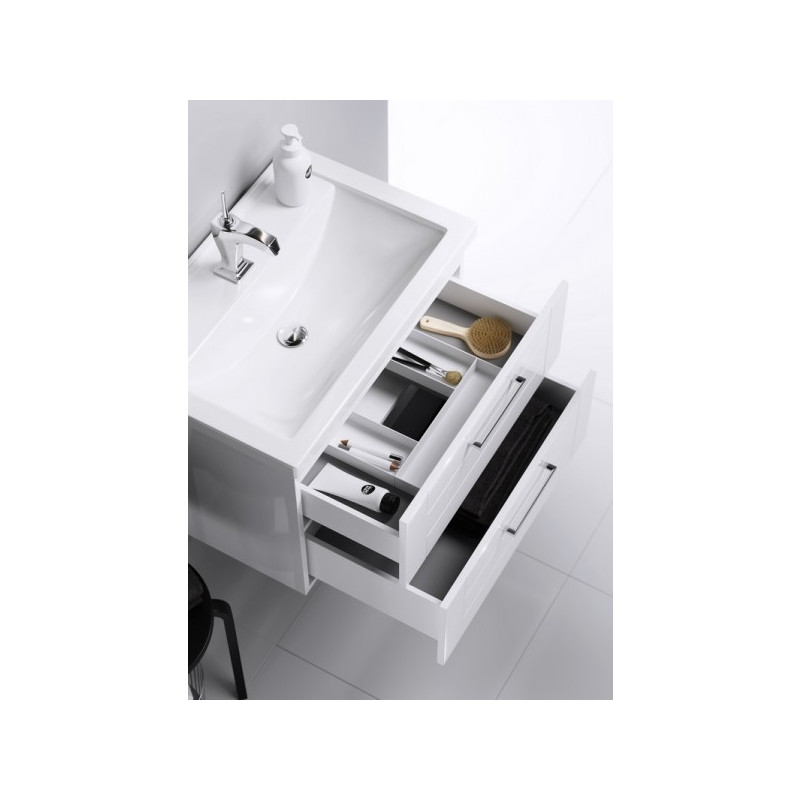 Тумба с умывальником Aqwella Манчестер 80 MAN01082 вид внутри
