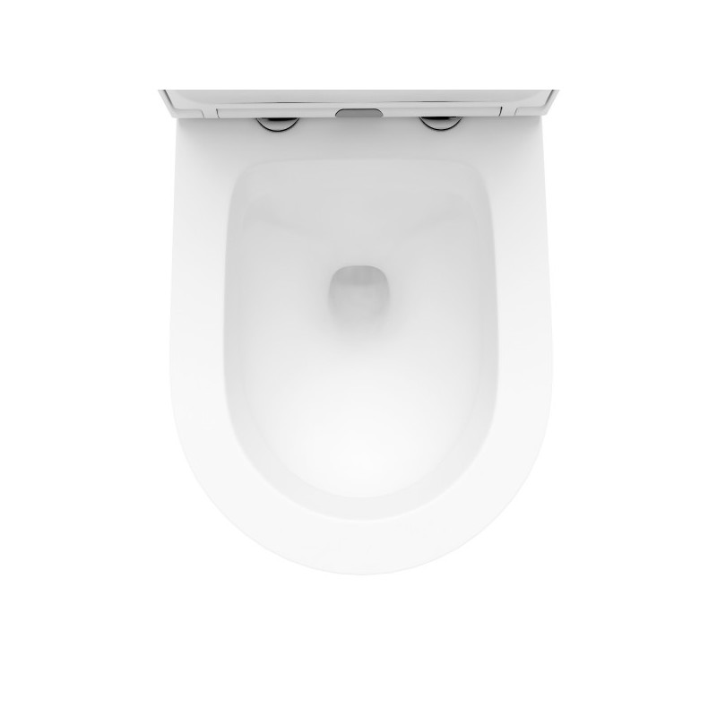 Бачок скрытого монтажа с унитазом Lavinia Boho RelFix Biore 77060230 унитаз вид сверху