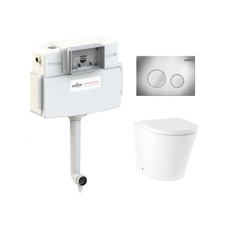 Бачок скрытого монтажа с унитазом Lavinia Boho RelFix Biore 77060234