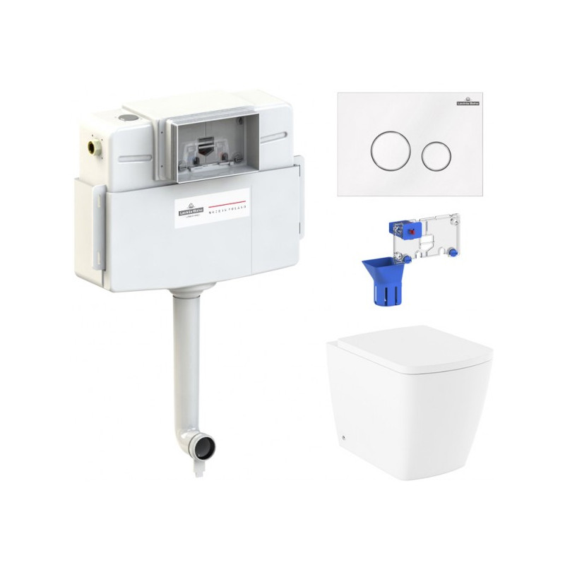 Бачок скрытого монтажа с унитазом Lavinia Boho RelFix Aveo Rimless 87060263