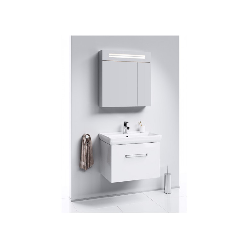 Шкаф с зеркалом Aqwella Нео 80 Neo.04.08 в интерьере