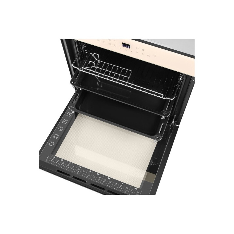 Электрический духовой шкаф Maunfeld EOEH.7611SCBG Ivory вид сверху