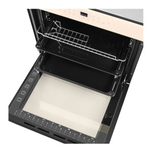 Электрический духовой шкаф Maunfeld EOEH.7611SCBG Ivory вид сверху