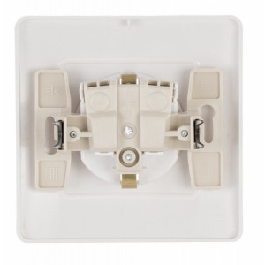 Розетка Schneider Electric Blanca BLNRS001111 белый вид сзади