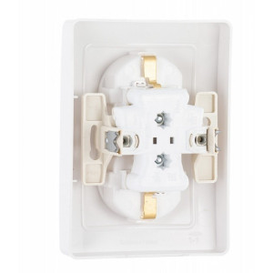 Розетка Schneider Electric Blanca BLNRS001121 белый вид сзади