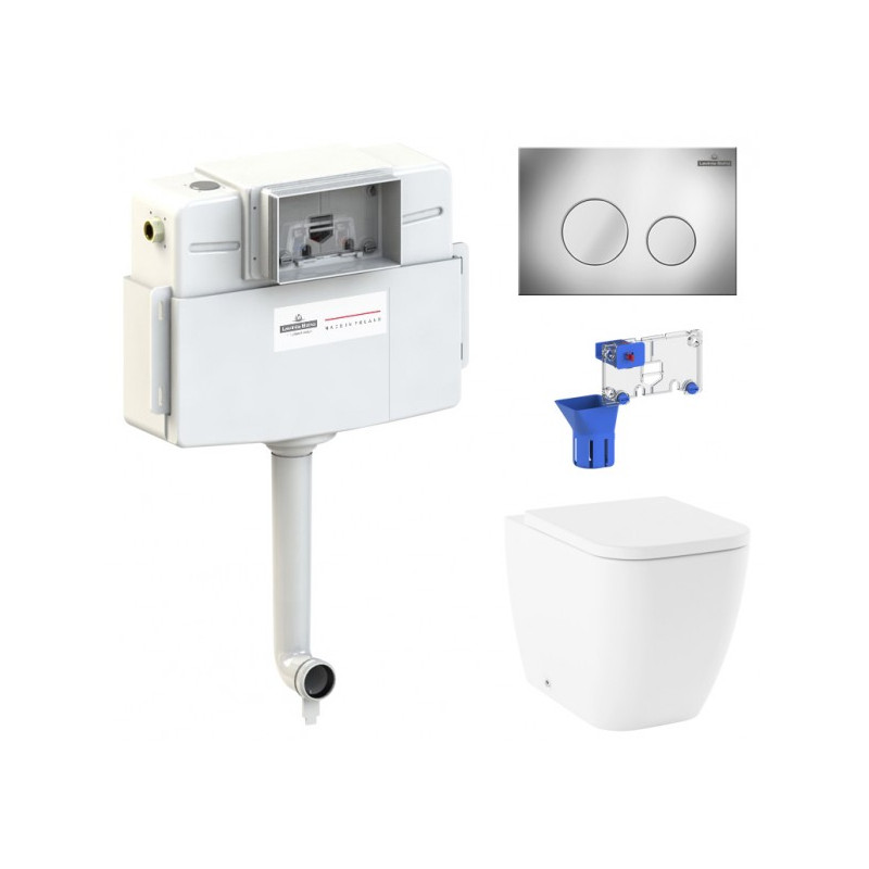 Бачок скрытого монтажа с унитазом Laviniа Boho Relfix One 87060222