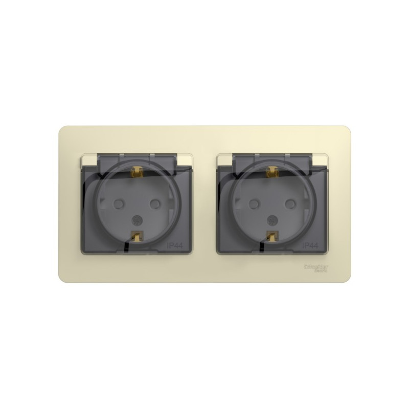 Розетка Schneider Electric Glossa GSL000247 бежевый