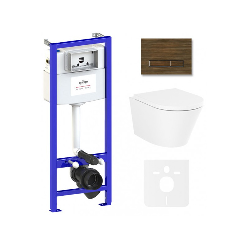 Инсталляция c унитазом Laviniа Boho Relfix Biore Compacto Rimless 75110137