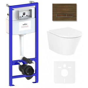 Инсталляция c унитазом Laviniа Boho Relfix Biore Compacto Rimless 75110137