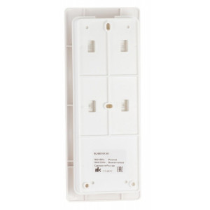 Выключатель с розеткой Schneider Electric Blanca BLNBS102211 белый вид сзади