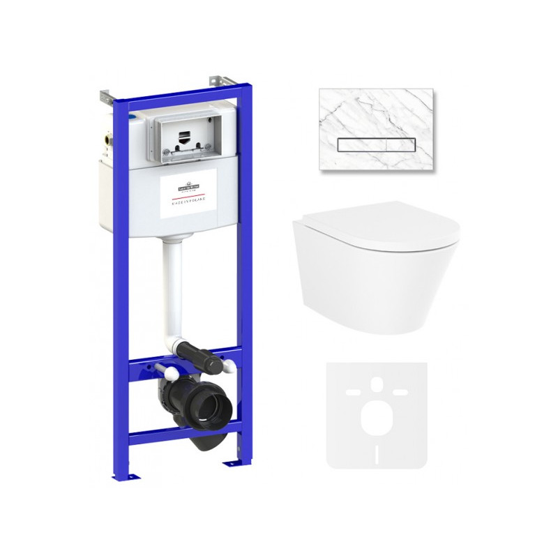 Инсталляция c унитазом Laviniа Boho Relfix Biore Compacto Rimless 75110152