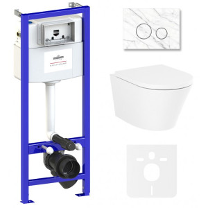 Инсталляция c унитазом Laviniа Boho Relfix Biore Compacto Rimless 75110153