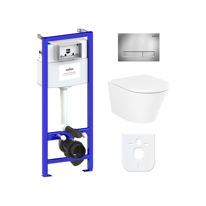 Инсталляция c унитазом Laviniа Boho Relfix Biore Compacto Rimless 77040086