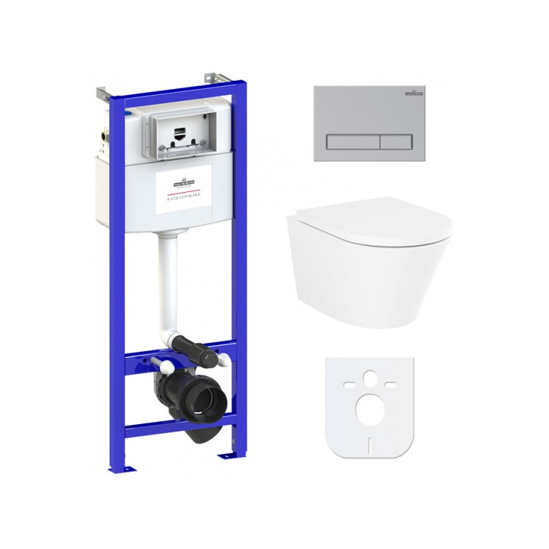 Инсталляция c унитазом Laviniа Boho Relfix Biore Compacto Rimless 77040087