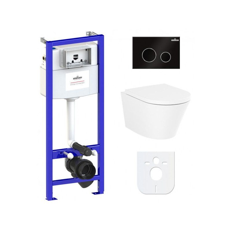 Инсталляция c унитазом Laviniа Boho Relfix Biore Compacto Rimless 77040092