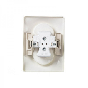 Розетка Schneider Electric Glossa GSL000920 молочный вид сзади