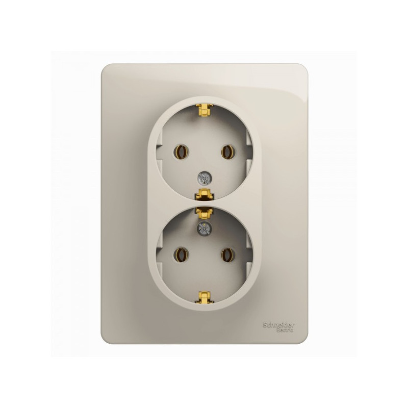 Розетка Schneider Electric Glossa GSL000924 молочный