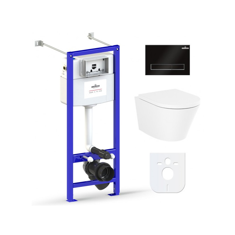 Инсталляция c унитазом Laviniа Boho Relfix Biore Compacto Rimless 77050172