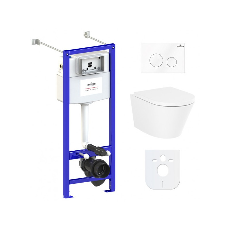 Инсталляция c унитазом Laviniа Boho Relfix Biore Compacto Rimless 77050173