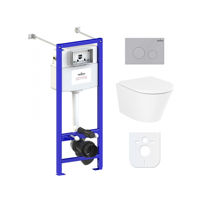 Инсталляция c унитазом Laviniа Boho Relfix Biore Compacto Rimless 77050175