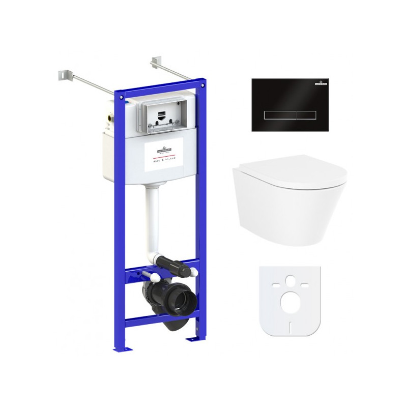 Инсталляция c унитазом Laviniа Boho Relfix Biore Compacto Rimless 77050178